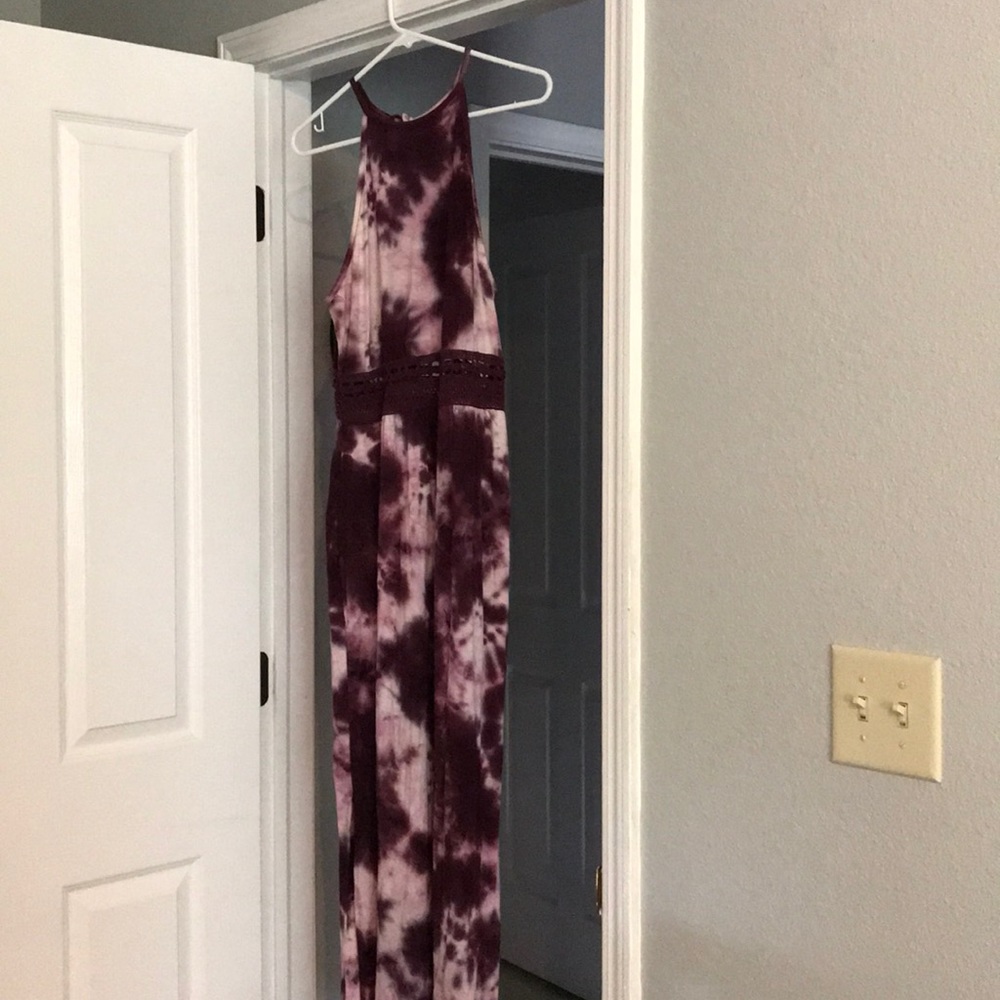 Tie dye maxi dress